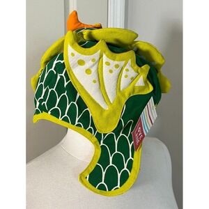 Love Lane Dragon Helmet Quilted Colorful Canvas Youth Reversible Stars Costume